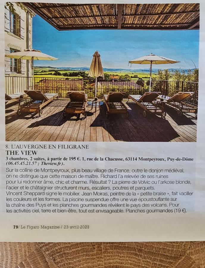 The View - Gite Mont Dore Montpeyroux  外观 照片